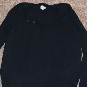 Aerie long sleeve rib knit shirt